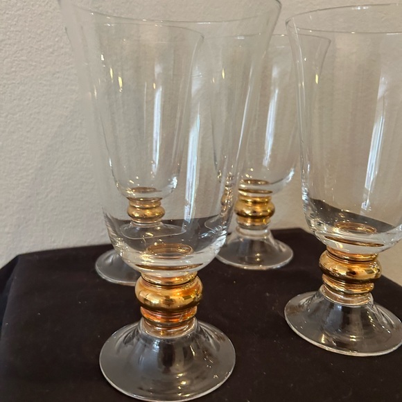 Set of 4 William Sonoma, large ice tea glasses. - Picture 4 of 10